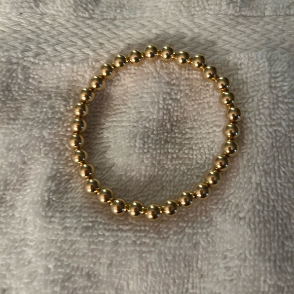 Callie Lee gold beaded bracelet 7” NEW - Picture 1 of 2